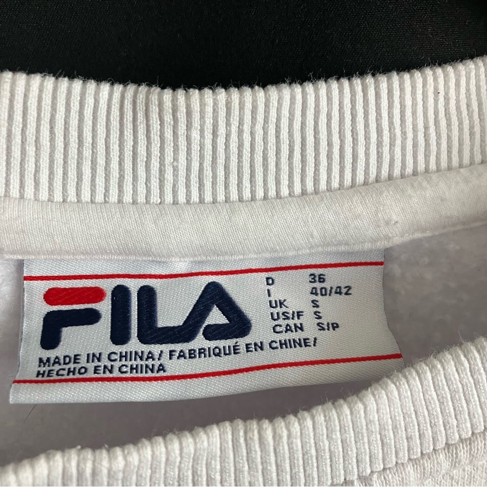 FILA White Crew Sweatshirt - Picture 3 of 6